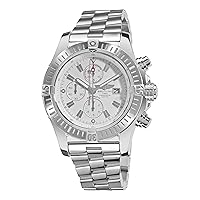 Breitling Men's A1337011/A660 Super Avenger New White Chronograph Dial Watch
