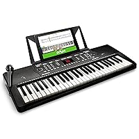 Alesis Melody 54 - Electric Keyboard Digital Piano with 54 Keys, Speakers, 300 Sounds, 300 Rhythms, 40 Songs, Microphone and Piano Lessons