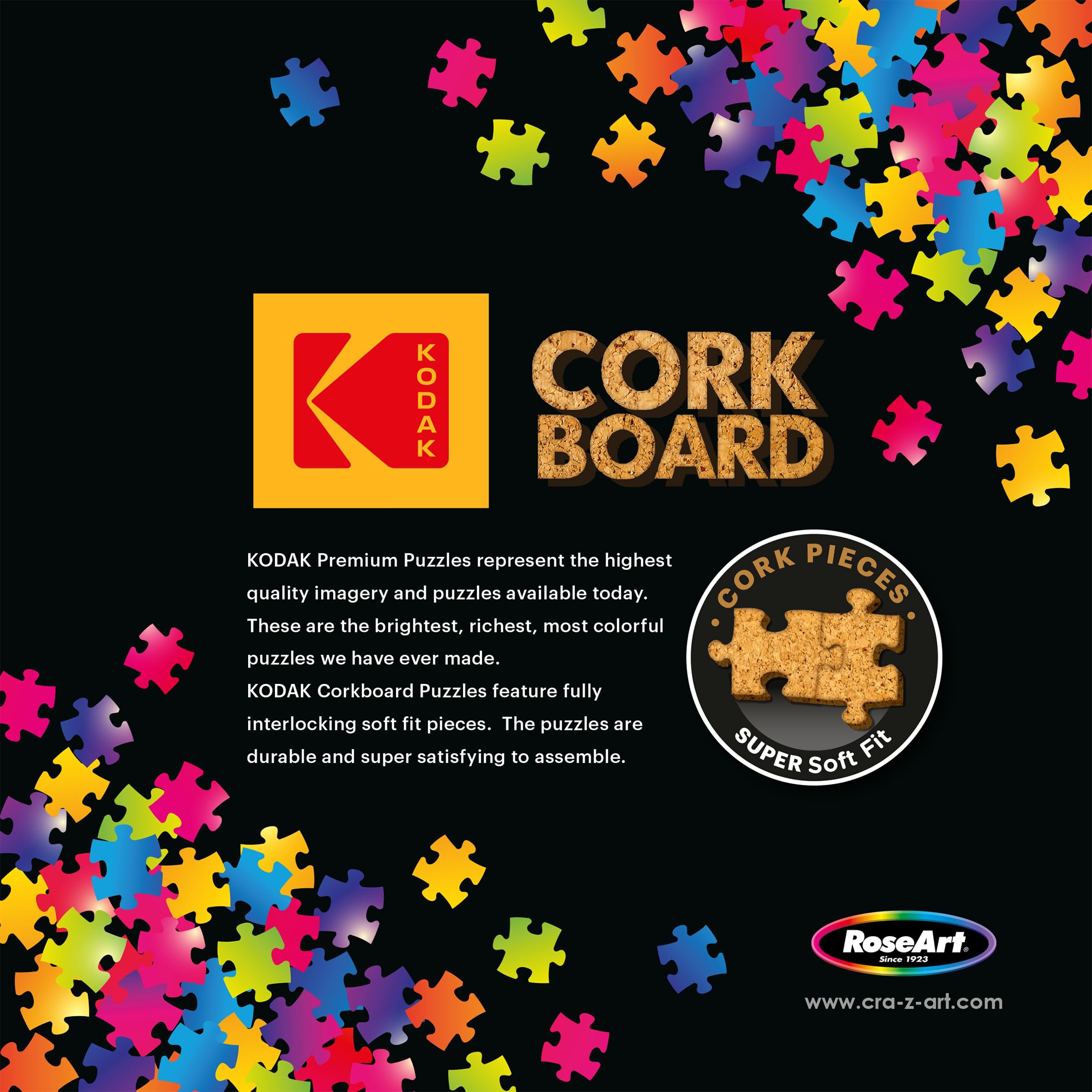 Cra-Z-Art - RoseArt - Kodak Cork - Coffee - 1000 Piece Jigsaw Puzzle