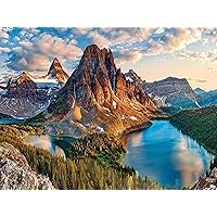 Wooden Puzzle 6000 Piece - Lake Under The Mountain - Challenging, Great for Family Fun, Multi-Color