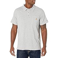 Carhartt Men's Force Relaxed Fit Midweight Short-Sleeve Pocket Polo