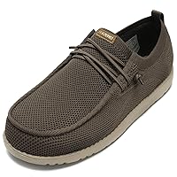 ITAZERO Men Extra Wide Shoes - 4E to 5E Wide Toe Box Shoes for Men XX Wide Width Swollen Feet - Men's Loafers & Slip-ons with Arch Support Insole for Plantar Fasciitis
