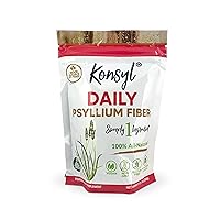 Konsyl Daily Psyllium Fiber 360g / 12.7oz - Non-GMO, Vegan, Keto-Friendly, Fiber Supplement Powder - Supports Digestive Health