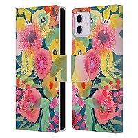 Head Case Designs Officially Licensed Suzanne Allard Delightful Floral Graphics Leather Book Wallet Case Cover Compatible with Apple iPhone 11