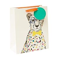 Colourful Cheetah Medium Gift Bag - Medium Gift Bag for Him - Medium Gift Bag for Her - Gift Wrap - Birthday Gift Bag - Celebration Gift Bag, multi