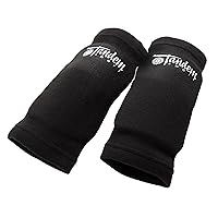Tandem Sport Volleyball Elbow Pads - Volleyball Pads for Floor Burns and Bruises - Non-Bulky White Volleyball Elbow Pads - White