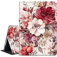 Case for Kindle Paperwhite 10th Generation 2018,Slim PU Leather Smart E-Reader Cases Covers with Auto Wake/Sleep for Amazon Kindle Paperwhite 10th Generation 2018 Release,Gorgeous Peony Flowers