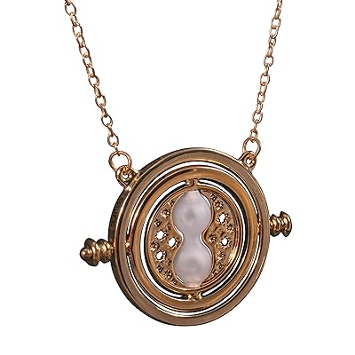 Buytra Harry Potter Necklace Time Turner Necklace 3D Hourglass Necklace  Rotating SPins - Walmart.com