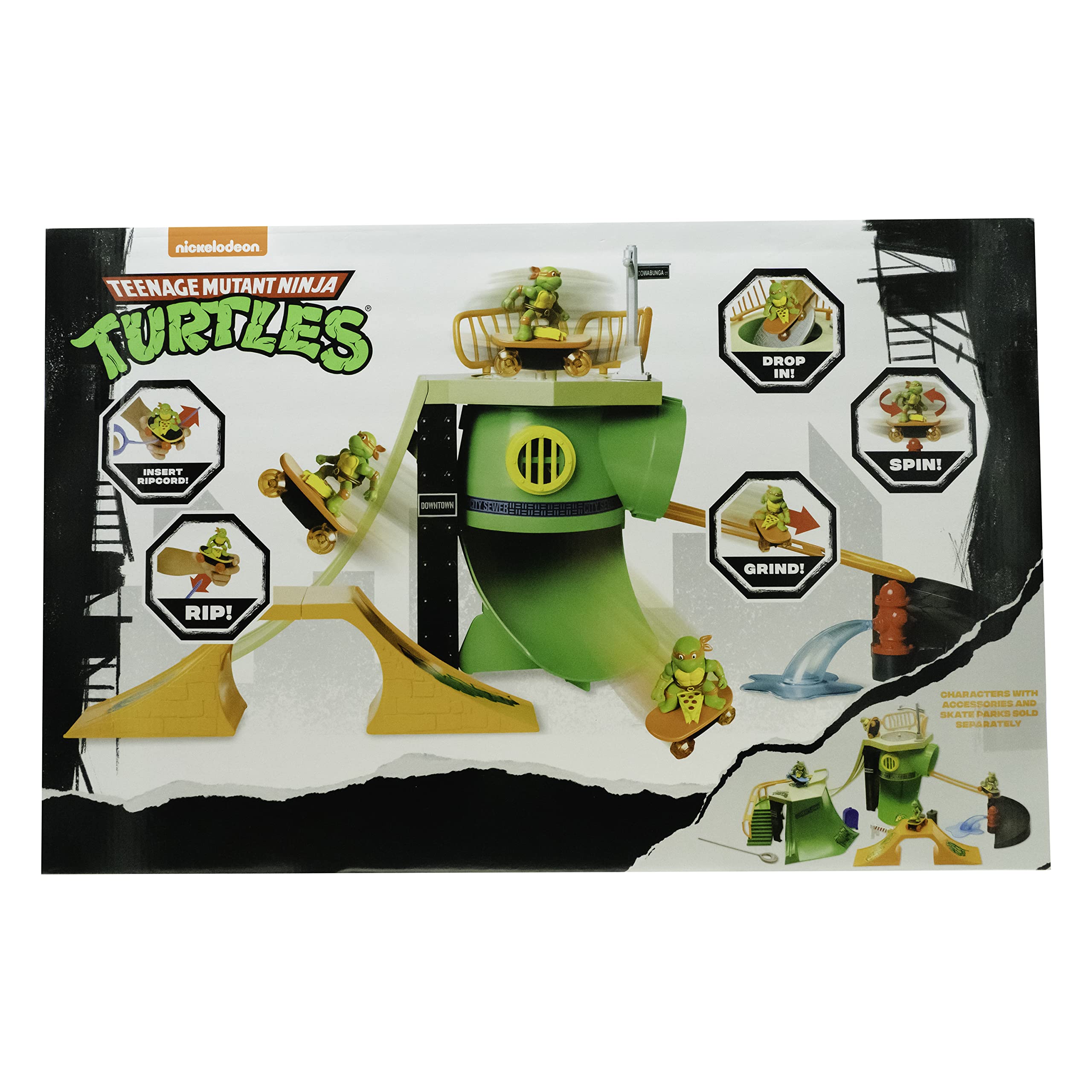 Teenage Mutant Ninja Turtles, Turtle Madness Skate Park, Classic Edition, Ages 3 and up
