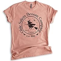 Broom Company Witch Shirt, Unisex Women's Men's Shirt, Funny Halloween T-Shirt, Salem Shirt, Witch T-Shirt