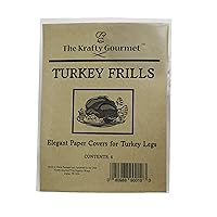 Krafty Gourmet Turkey Frills, 4, White