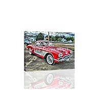 1958 Corvette - CANVAS OR FINE PRINT WALL ART