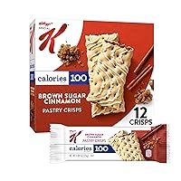 Special K Pastry Crisps, 100 Calorie Snacks, Breakfast Bars, Brown Sugar Cinnamon, 5.28oz Box (12 Crisps)