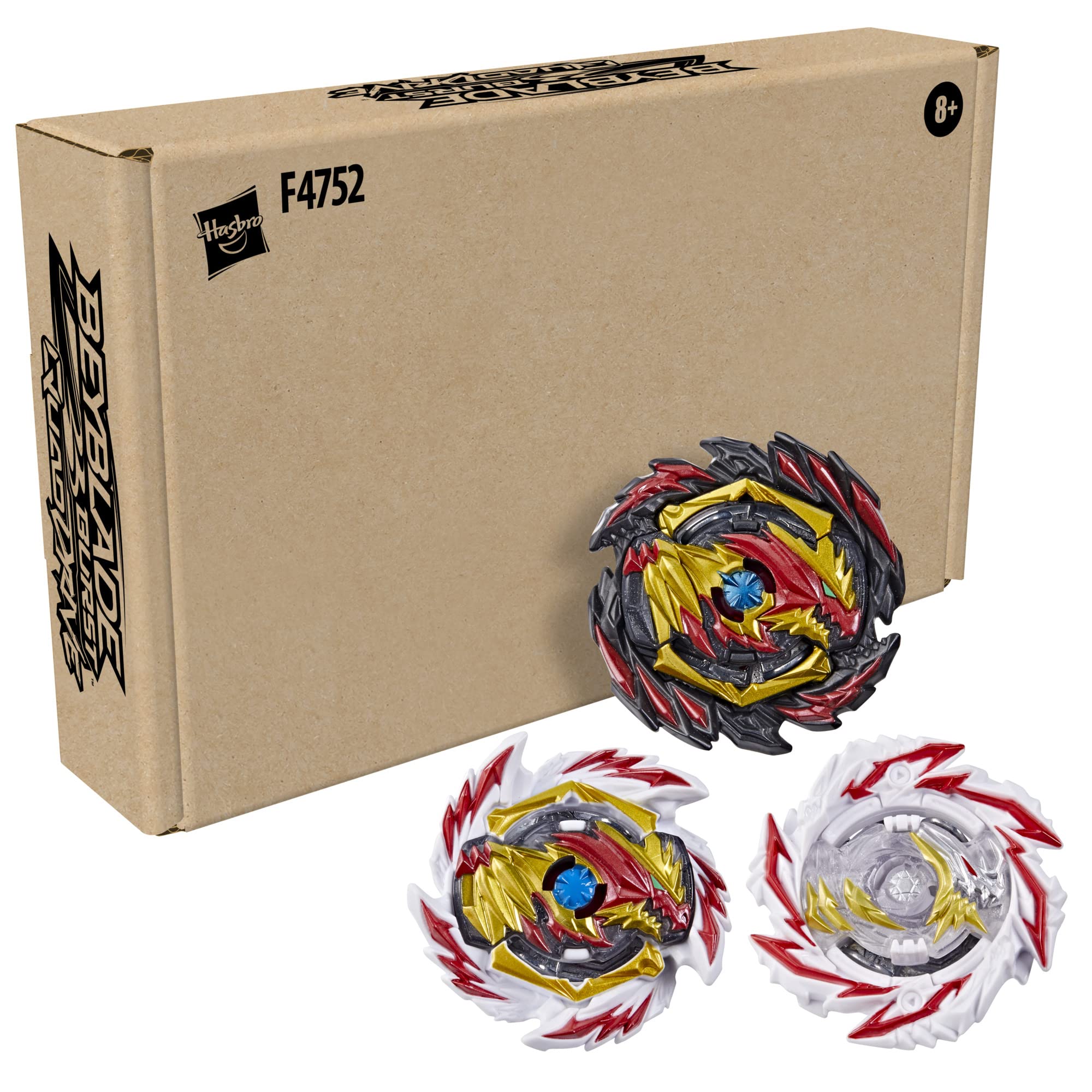 BEYBLADE Burst Evolution Trio Devolos 3-Pack -- Erase Devolos D5, Venom Devolos D5, Abyss Devolos D6 Balance-Type Battling Game Top Toys