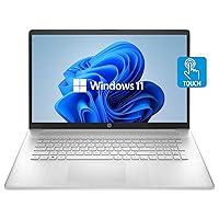 HP Newest 17t Laptop, 17.3'' HD+ Touchscreen, Intel Core i7-1165G7 Processor, 32GB DDR4 RAM, 1TB PCIe SSD, Backlit Keyboard, HDMI, Windows 11 Home, Silver