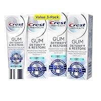 Pro-Health Gum Detoxify and Restore Toothpaste, Deep Clean, 3.5 oz, Pack of 3