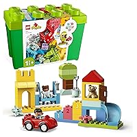 LEGO 10914 DUPLO Classic Deluxe Brick Box Building Set with Storage, First Bricks Learning Toy for Toddlers 1.5 Year Old