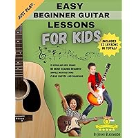 Just Play: Easy Beginner Guitar Lessons for Kids: with online video / audio access Just Play: Easy Beginner Guitar Lessons for Kids: with online video / audio access Kindle Paperback