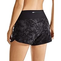 CRZ YOGA Womens Lightweight Gym Athletic Workout Shorts Liner 4
