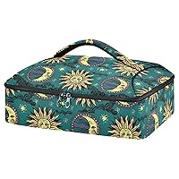 ALAZA Star Sun Vintage Astrology Insulated Casserole Carrier Lasagna Lugger Tote Casserole Cookware for Grocery, Camping, Car