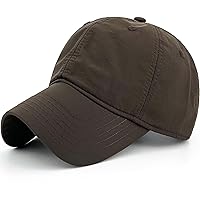 Loneshark Waterproof Baseball Caps for Men Quick Dry Ponytail Caps Summer Outdoor Sports Running Sun Protection Ball Caps