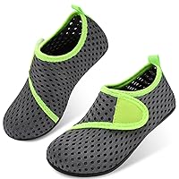 JOINFREE Kids Boys and Girls Swim Water Shoes Toddler Quick Dry Aqua Socks Barefoot Skin Shoes for Beach Sports