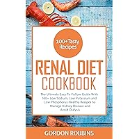 Renal Diet Cookbook: The Ultimate Easy-To-Follow Guide With 100+ Low Sodium, Low Potassium and Low Phosphorus Healthy Recipes to Manage Kidney Disease and Avoid Dialysis Renal Diet Cookbook: The Ultimate Easy-To-Follow Guide With 100+ Low Sodium, Low Potassium and Low Phosphorus Healthy Recipes to Manage Kidney Disease and Avoid Dialysis Kindle
