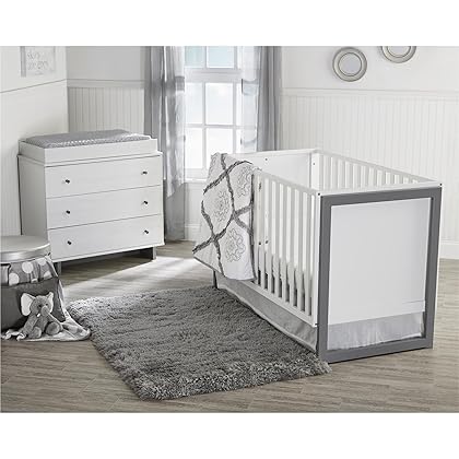 Little Seeds Changing Table Topper, White