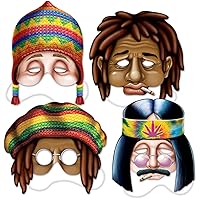 Beistle Hippie Masks