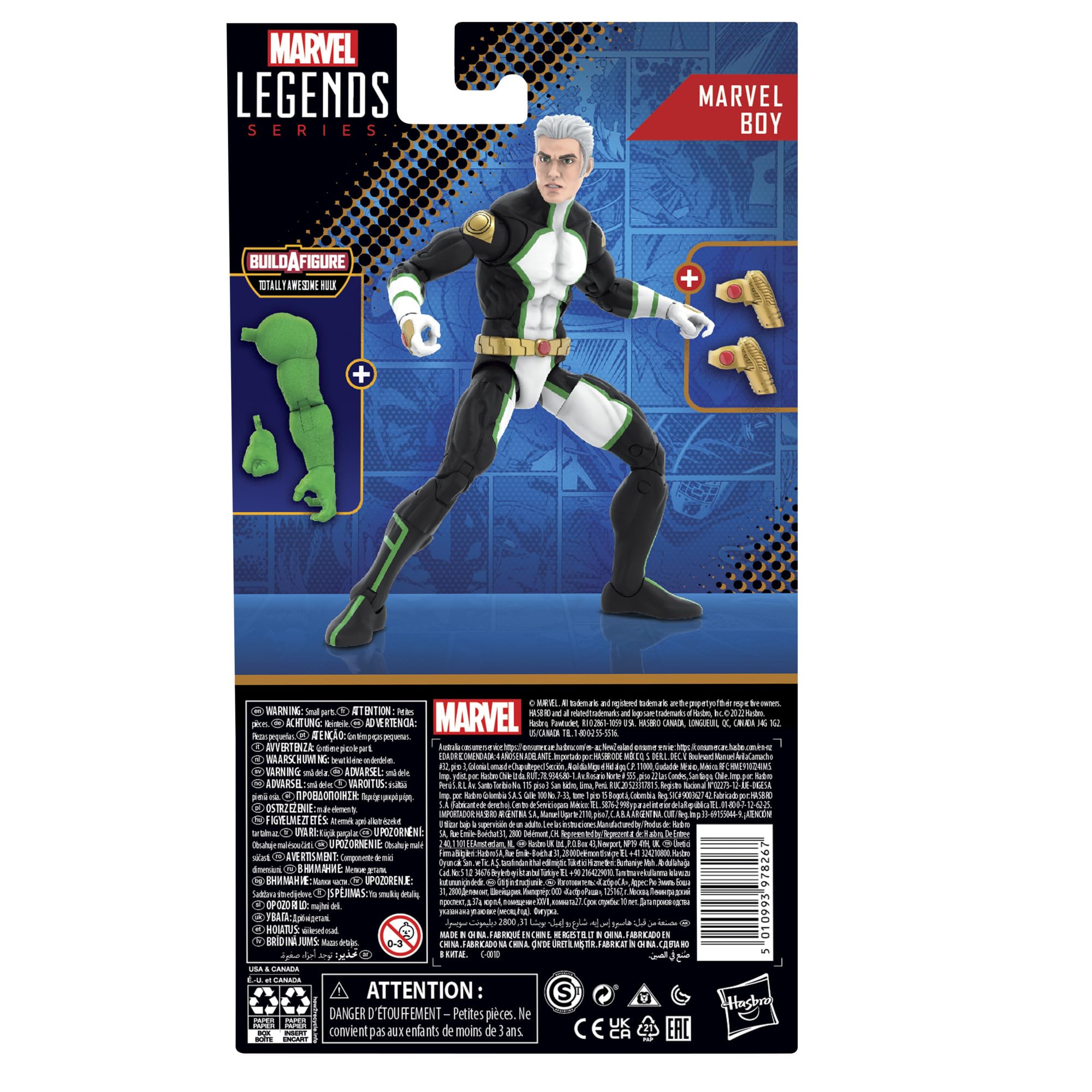 Marvel Legends Series Marvel Comics Marvel Boy 6-Inch Collectible Action Figures, Toys for Ages 4 and Up