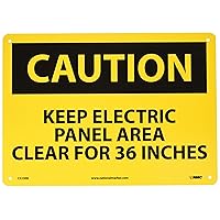 NMC C533RB OSHA Sign, Legend 