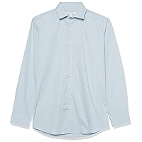 Isaac Mizrahi Boy's Long Sleeve Dots Button Down Shirt
