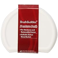 Brush Buddies Denture Bath, Colors May Vary