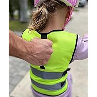 Tyke Children's Safety Harness with Grey Reflective Strips Bike Balance Trainer High Visibility Reflective Vest