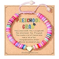 Kindergarten Preschool Graduation Gifts for Girls Heart Bracelet for Daughter Granddaughter Niece