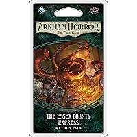 Arkham Horror The Card Game The Essex County Express MYTHOS PACK| Horror Game| Mystery Game| Cooperative Card Game| Ages 14+ | 1-2 Players| Avg. Playtime 1-2 Hours| Made by Fantasy Flight Games,Green