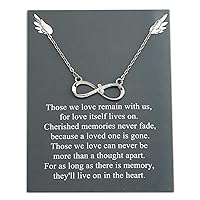 Memorial Gifts Necklace in Memory of Loved One Gifts Memories Jewelry Gifts Necklace in Sympathy Gifts