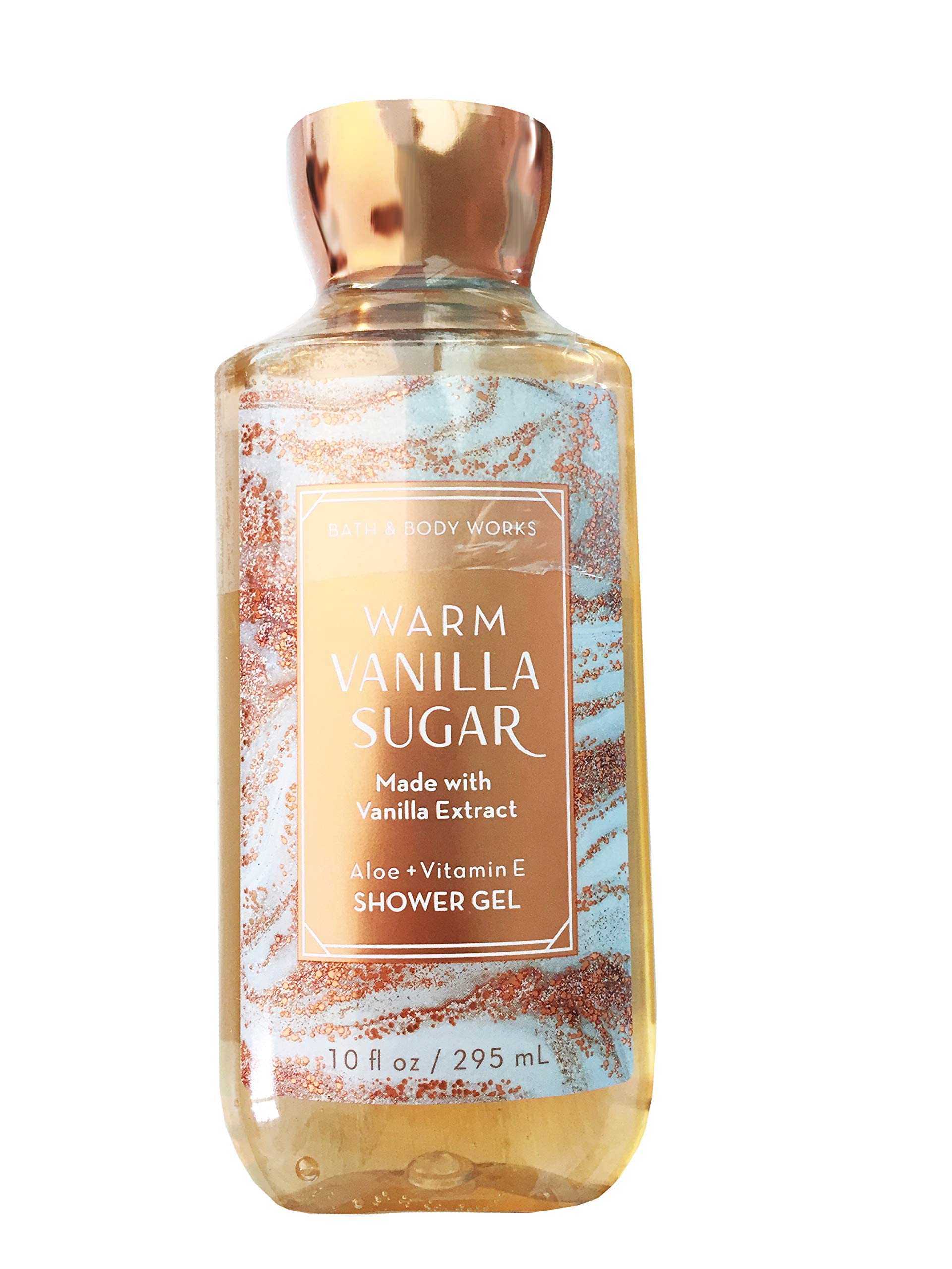 Bath and Body Works Warm Vanilla Sugar Signature Collection Shower Gel, 10 oz, new packaging
