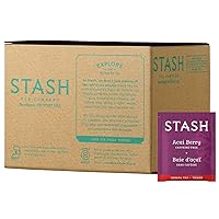 Stash Tea Acai Berry Herbal Tea, Box of 100 Tea Bags in Foil (Packaging May Vary)