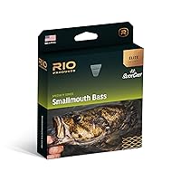 RIO Products Elite Smallmouth Bass Fly Line, Tricolored Measuring System, Easy Casting, Slick Coating with Low Stretch