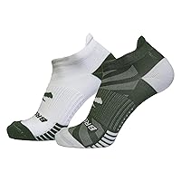 Brooks Ghost Lite No Show Socks I Performance Running, Comfort Fit with Arch Support for Men & Women (2-Pack Set)