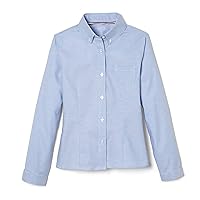 French Toast Girls' Long Sleeve Oxford Blouse