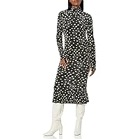 Norma Kamali Women's Turtleneck Fishtail Dress