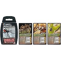 Top Trumps Spiders Classics Card Game, Learn about the Goliath bird eater, Black Widow and Wheel Spider in this educational pack, gift and toy for boys and girls aged 6 plus