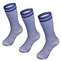 MERIWOOL Merino Wool Hiking Socks for Men and Women – 3 Pairs Midweight Cushioned – Warm n Breathable