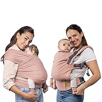 Boba Wrap Baby Carrier and Boba X Soft Structured Baby Sling in Bloom