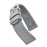 ALPINE Sporty Premium Soft Silicone Adjustable Watch Band - Replacement Rubber Watch Bands for Women & Men - Waterproof Quick Release Watch Straps - Compatible with Regular & Smart Watch Bands