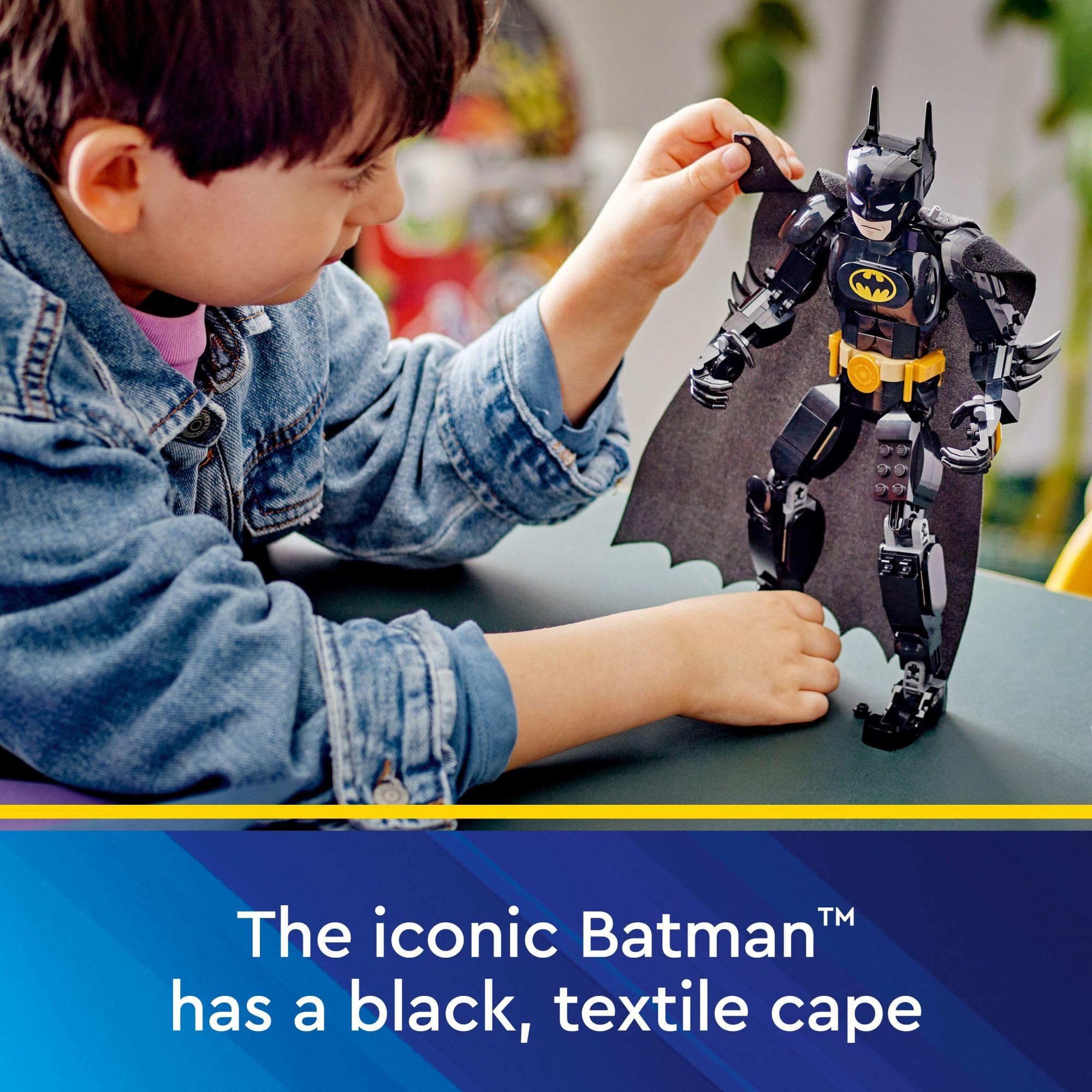 LEGO DC Batman Construction Figure 76259 Buildable DC Action Figure, Fully Jointed DC Toy for Play and Display with Cape and Authentic Details from the Batman Returns Movie, Batman Toy for 8 Year Olds