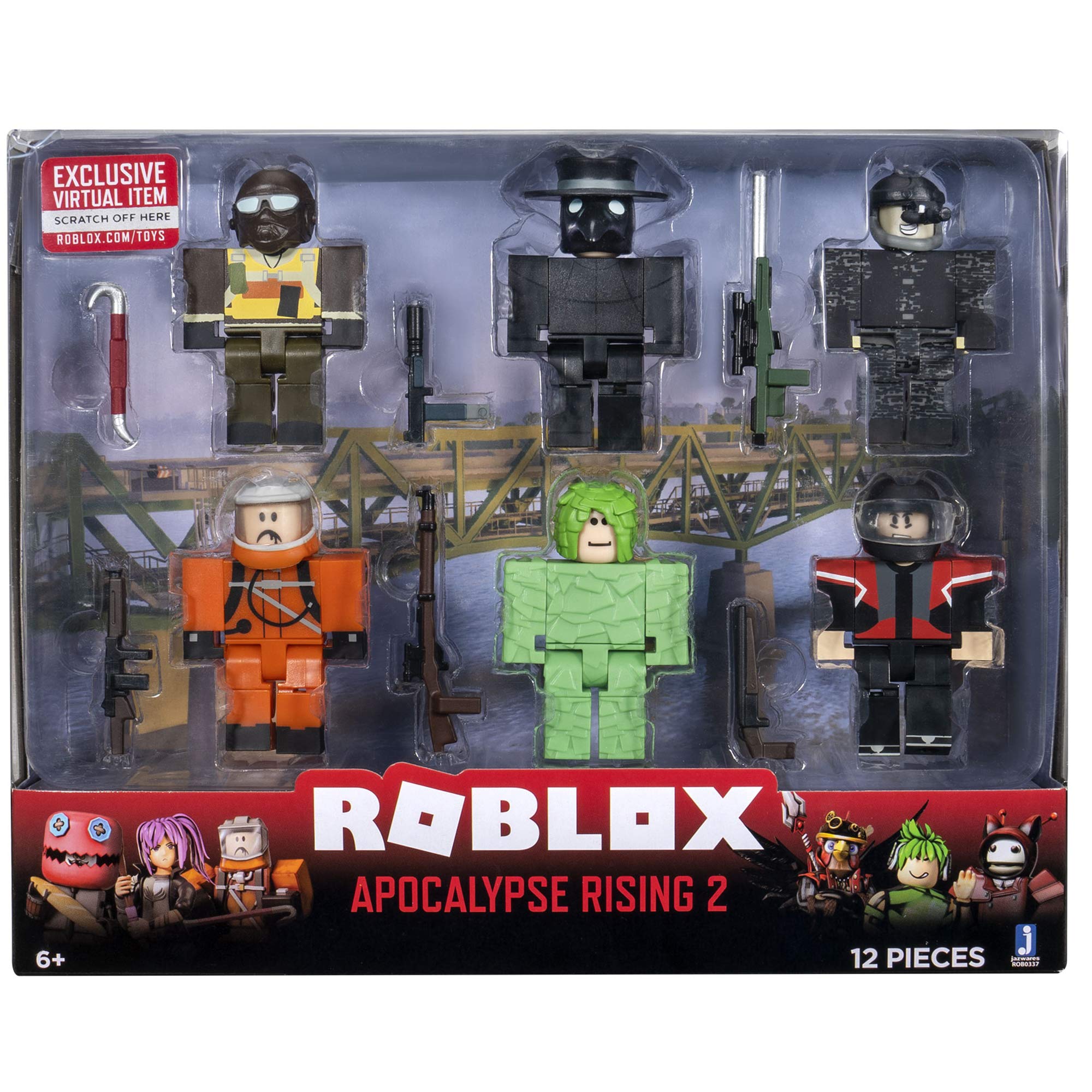 Roblox Action Collection - Legends of Roblox Six Figure Character Pack  [Includes Exclusive Virtual Item] 