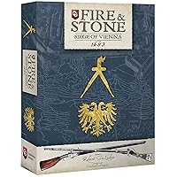 Capstone Games Fire & Stone: Siege of Vienna 1683 - Historical Board Game, Ages 14+, 2 Players, 60 Min